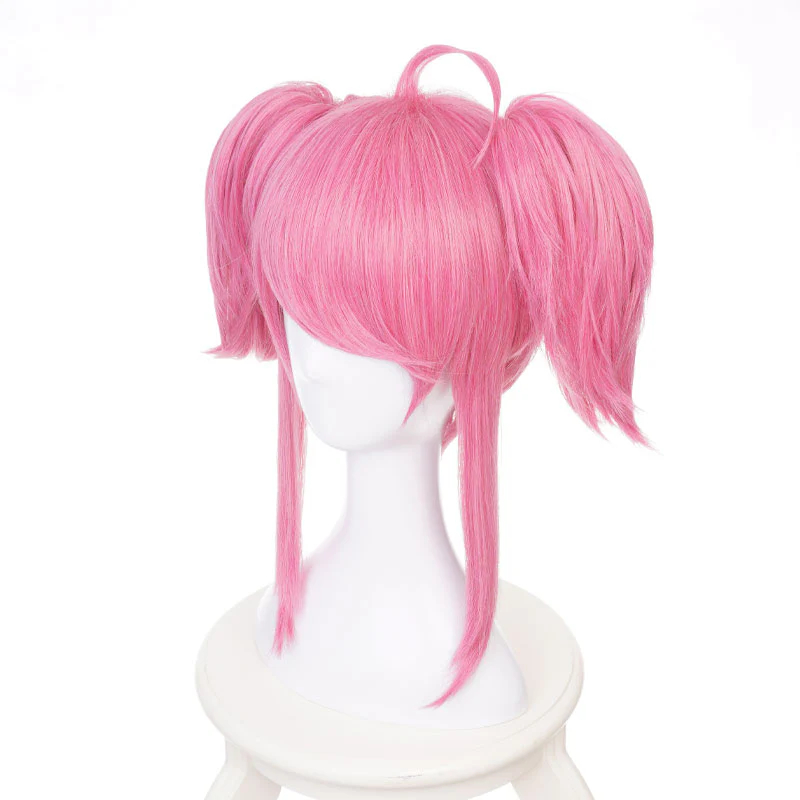 Game LOL Star Guardian Lux Pink Cosplay Wigs