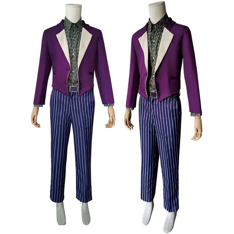 Game Mortal Kombat 11 The Joker Cosplay Costumes