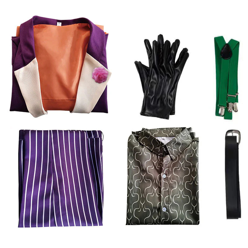 Game Mortal Kombat 11 The Joker Cosplay Costumes