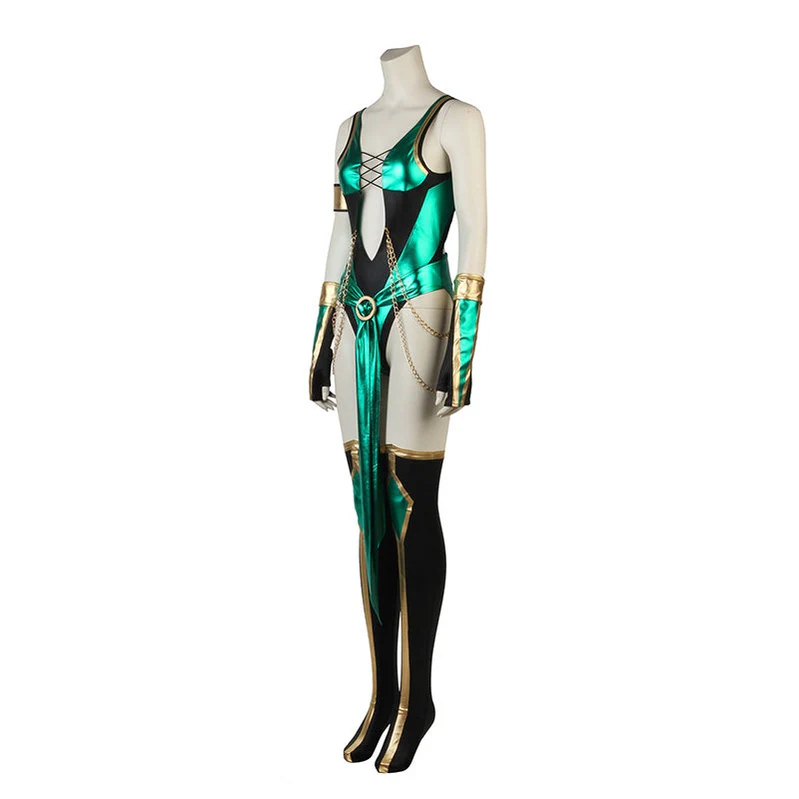 Game Mortal Kombat Jade Outfits Cosplay Costume