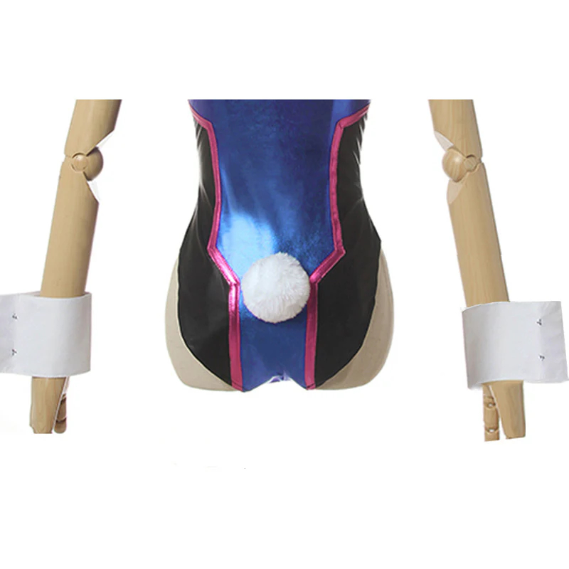 Game Overwatch D.Va Hana Song Bunny Girl Cosplay Costumes