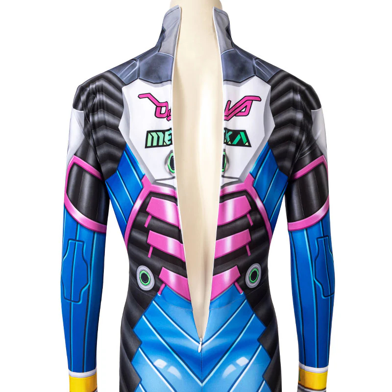 Game Overwatch D.Va Hana Song Suit Leotard Cosplay Costumes