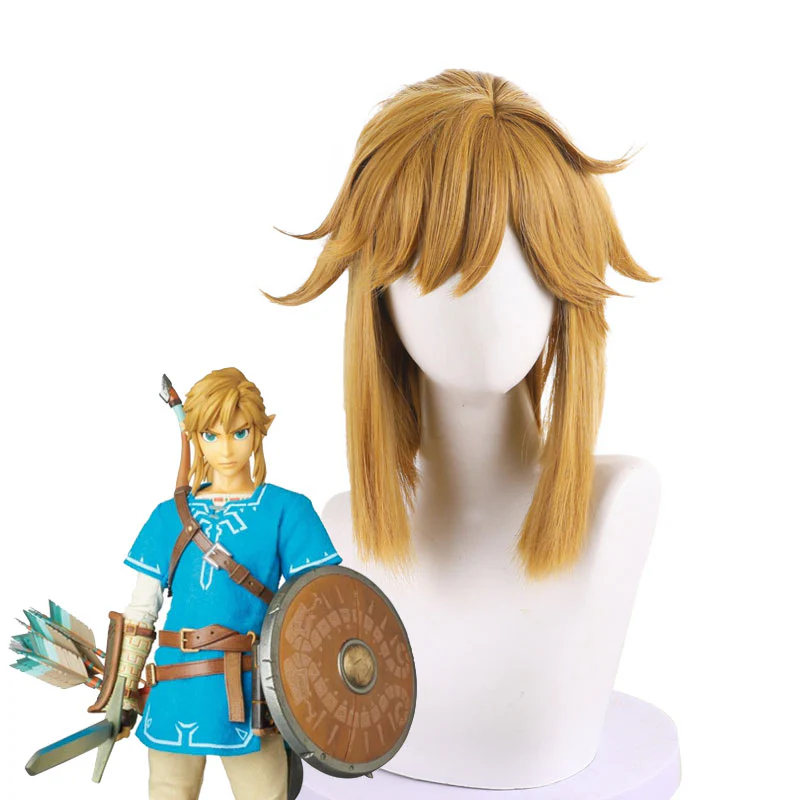 The Legend of Zelda: Breath of the Wild Link Cosplay Wig