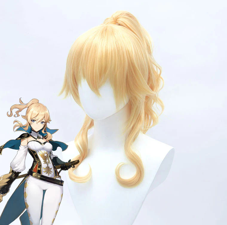 Genshin Impact Jean Golden Cosplay Wig