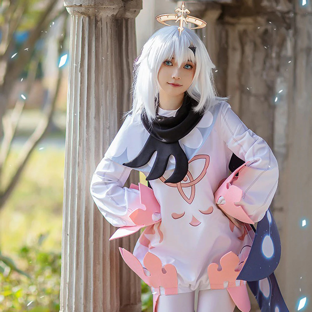 Game Genshin Impact Paimon Fullset Cosplay Costumes