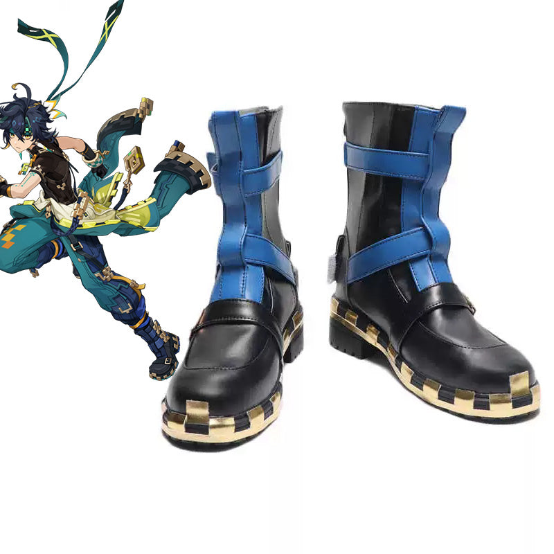  Genshin Impact Kinich Cosplay Shoes