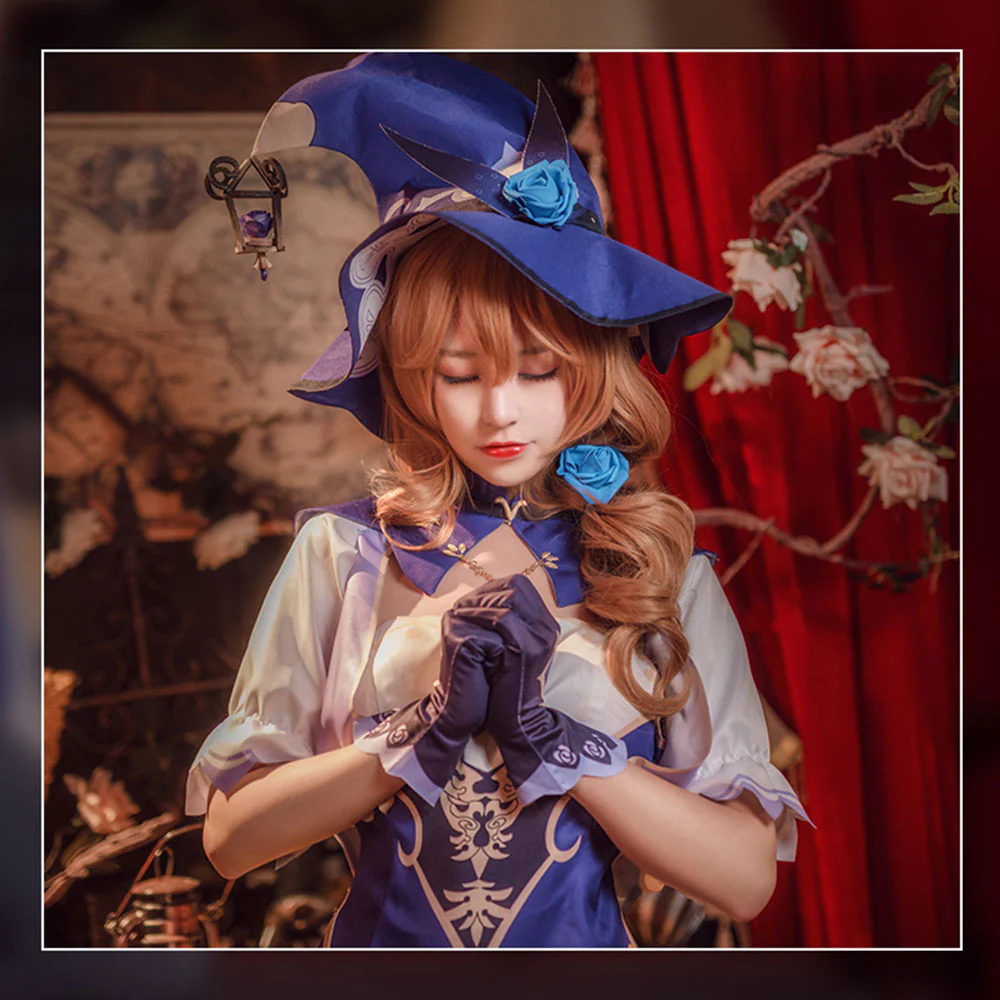 Game Genshin Impact Lisa Minci Fullset Cosplay Costumes