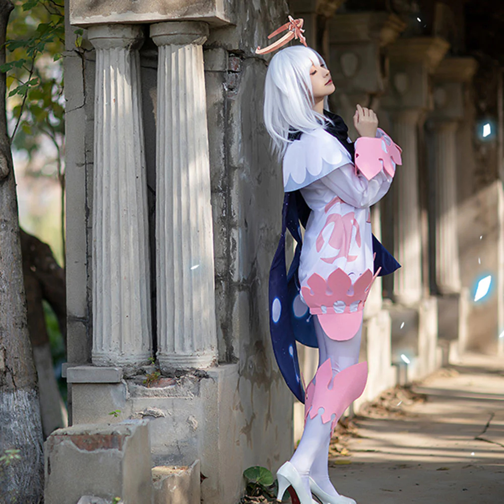 Game Genshin Impact Paimon Fullset Cosplay Costumes