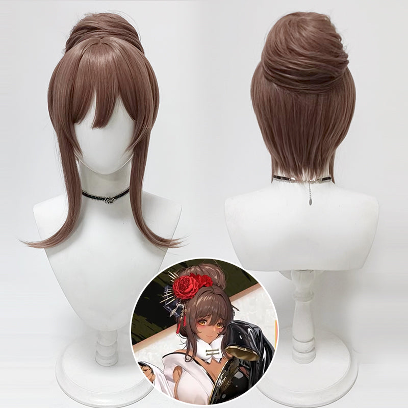  Goddess of Victory: Nikke Noir Black Rabbit Cosplay Wig