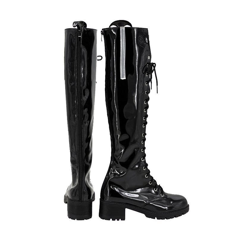  Goddess of Victory: Nikke Noir Black Rabbit Shoes Cosplay Boots