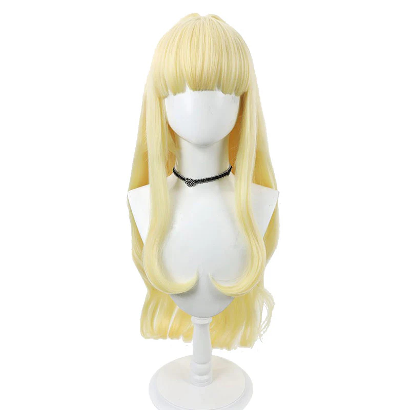 Gushing over Magical Girls Magia Sulfur Tenkawa Kaoruko Golden Cosplay Wig