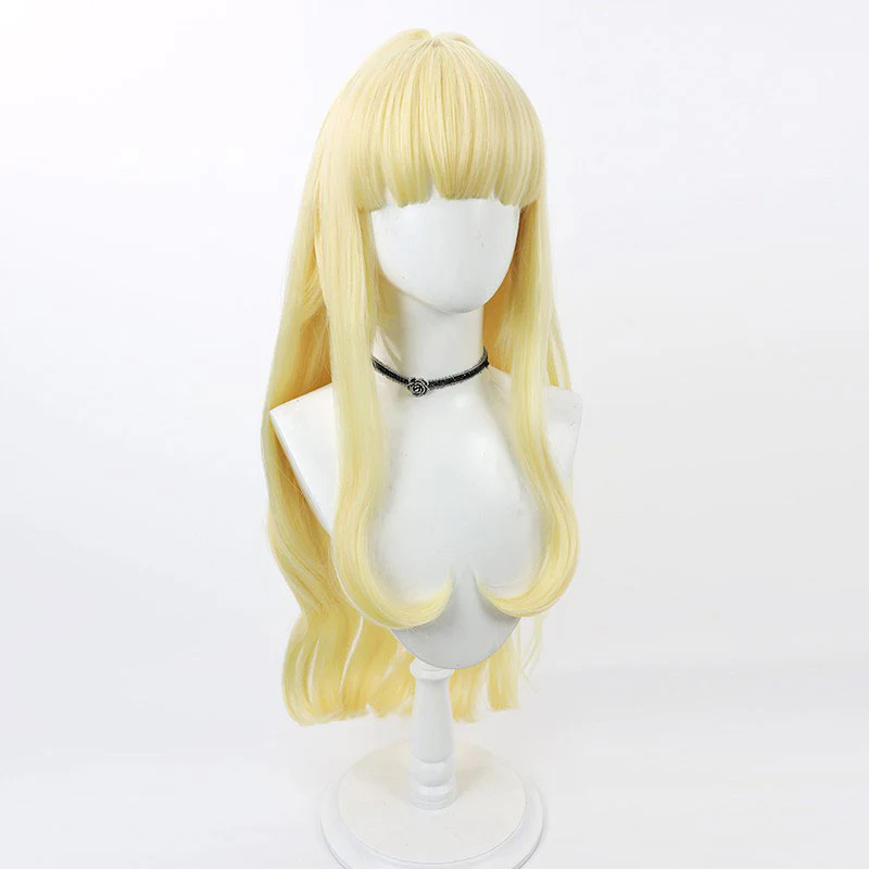 Gushing over Magical Girls Magia Sulfur Tenkawa Kaoruko Golden Cosplay Wig