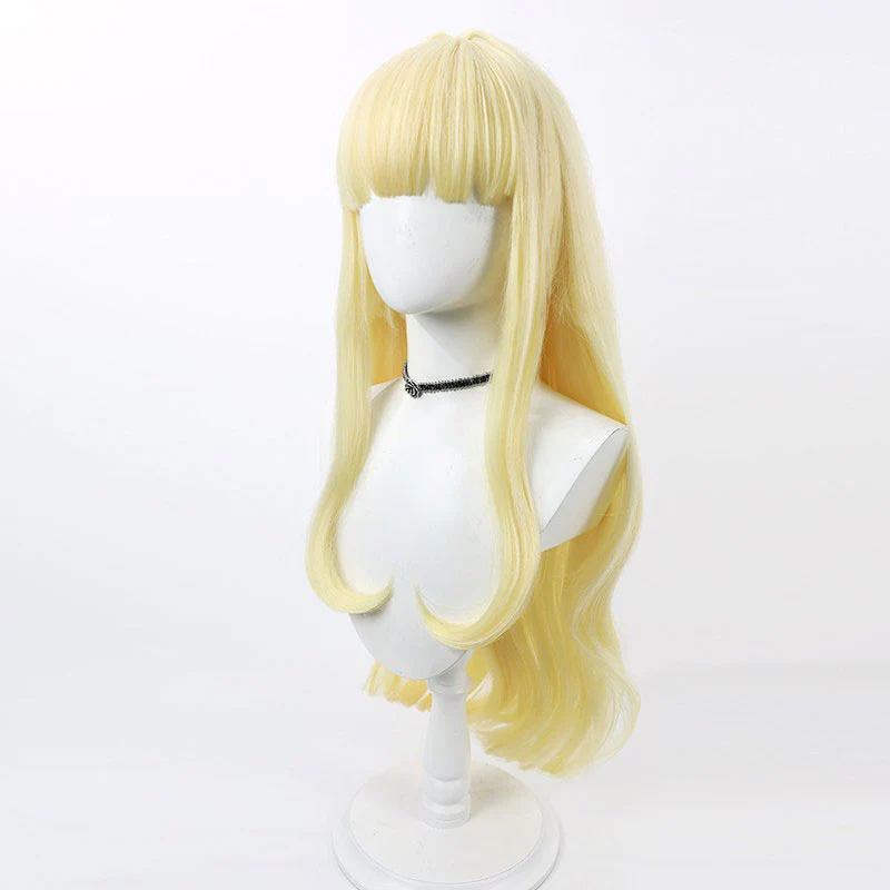 Gushing over Magical Girls Magia Sulfur Tenkawa Kaoruko Golden Cosplay Wig