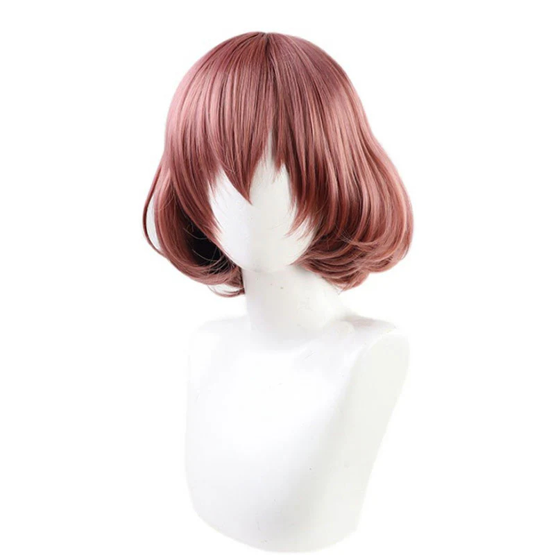 High-Rise Invasion Maid Mask Red Cosplay Wig
