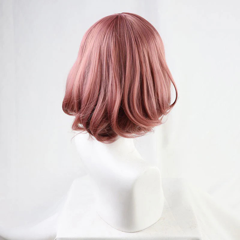 High-Rise Invasion Maid Mask Red Cosplay Wig