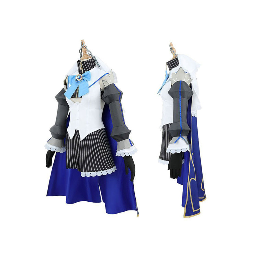 VTuber Hololive Ouro Kronii Cosplay Costume Halloween Christmas Party Wig Head circumference: 55-60cm Length: 35cm 