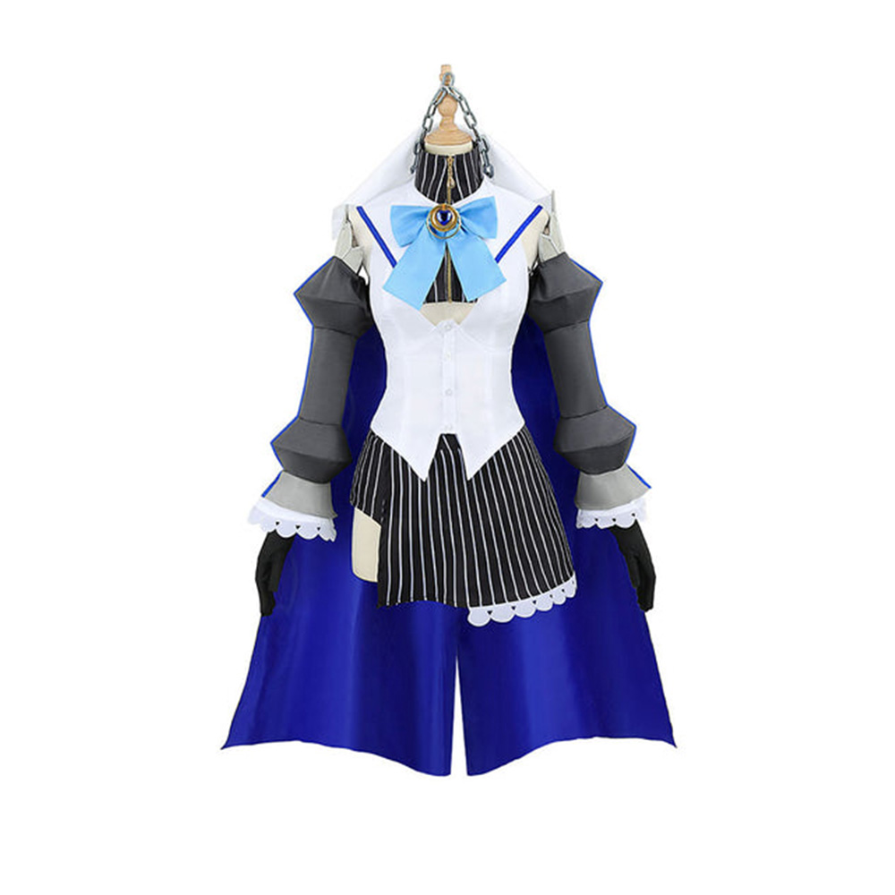 VTuber Hololive Ouro Kronii Cosplay Costume Halloween Christmas Party Wig Head circumference: 55-60cm Length: 35cm 