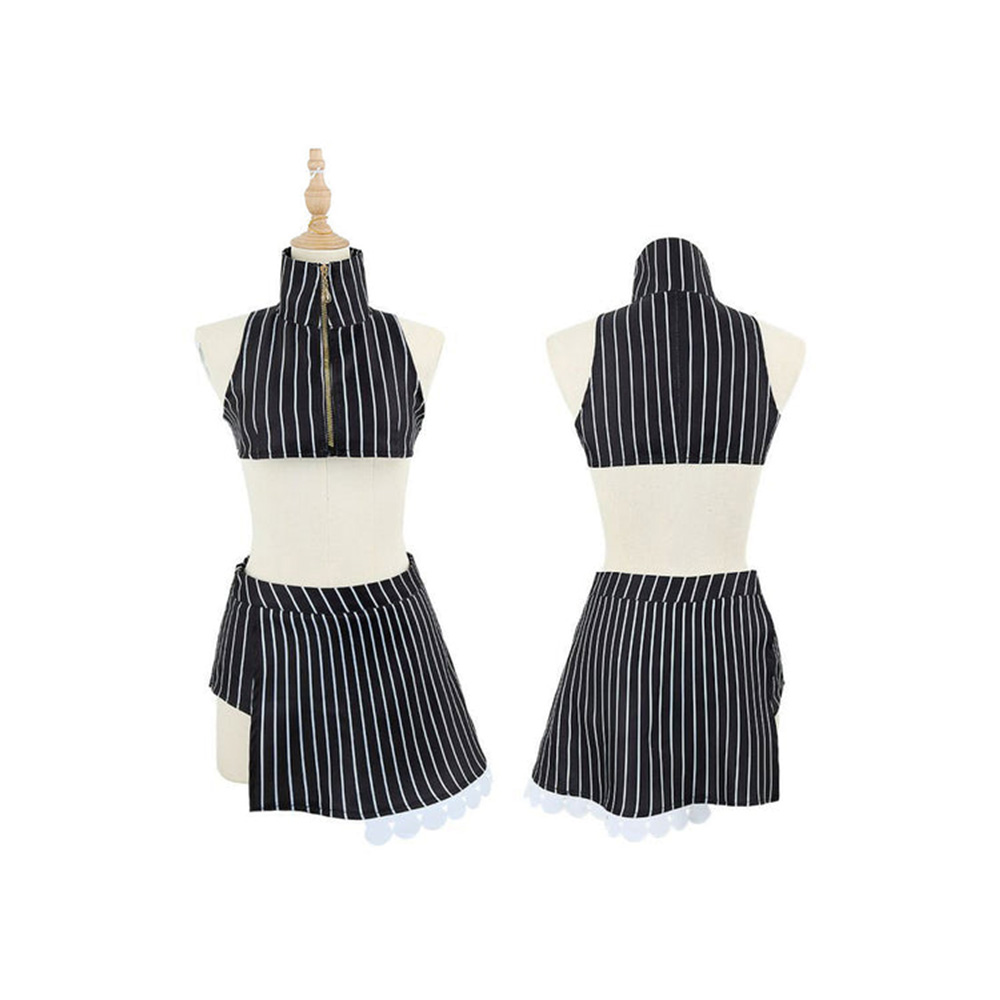 VTuber Hololive Ouro Kronii Cosplay Costume Halloween Christmas Party Wig Head circumference: 55-60cm Length: 35cm 