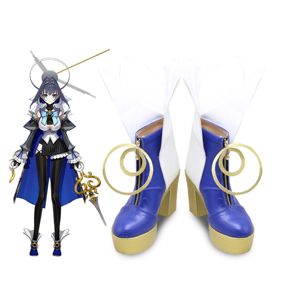 Anime Virtual YouTuber Ouro Kronii Cosplay Shoes