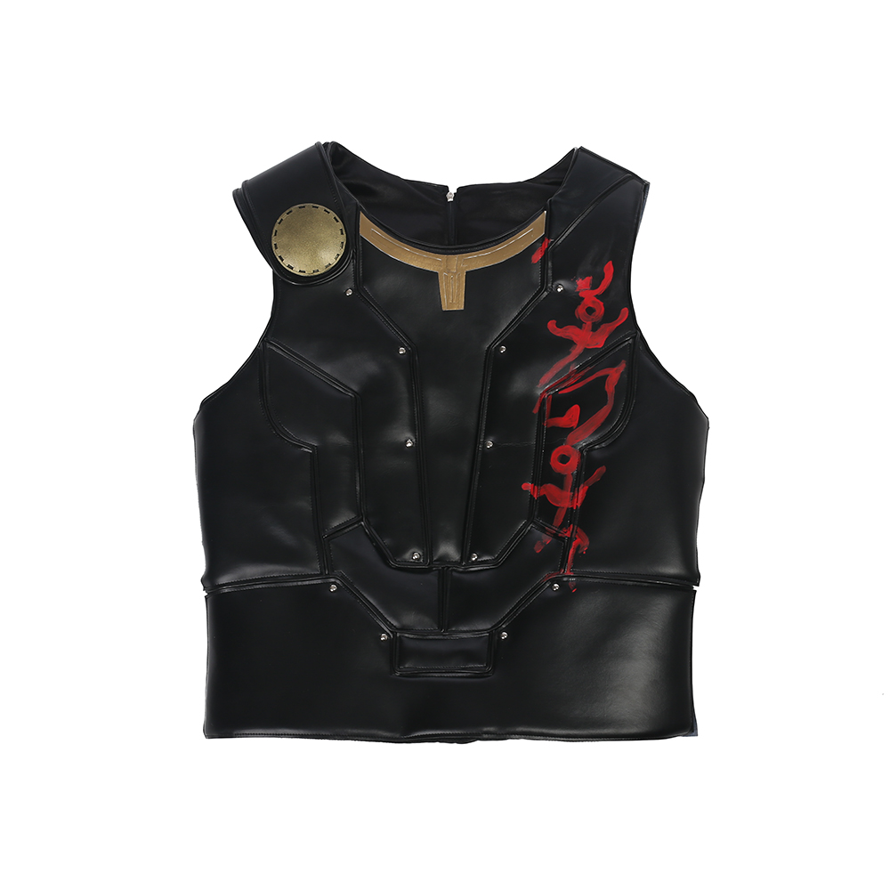 Marvel Movie Thor Ragnarok Thor Odinson Black Vest Battle Suit Halloween Cosplay Costume Full Set M20170160 