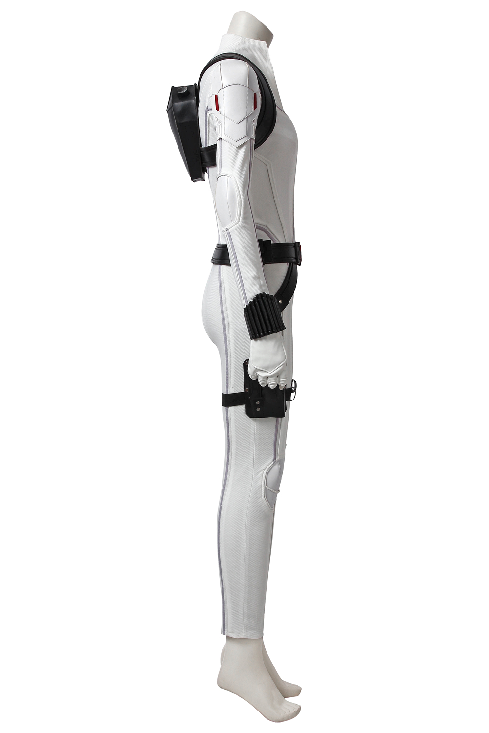 Marvel Movie Black Widow Natasha Romanoff  White suit Cosplay Costumes 4510