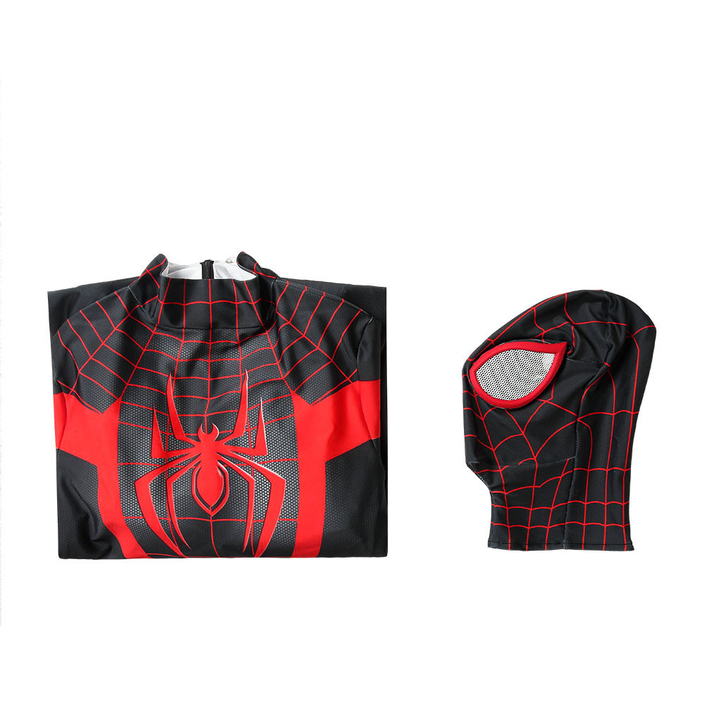 Movie Ultimate Spider-Man Miles Morales Cosplay Costume Halloween Costume Sets J4234