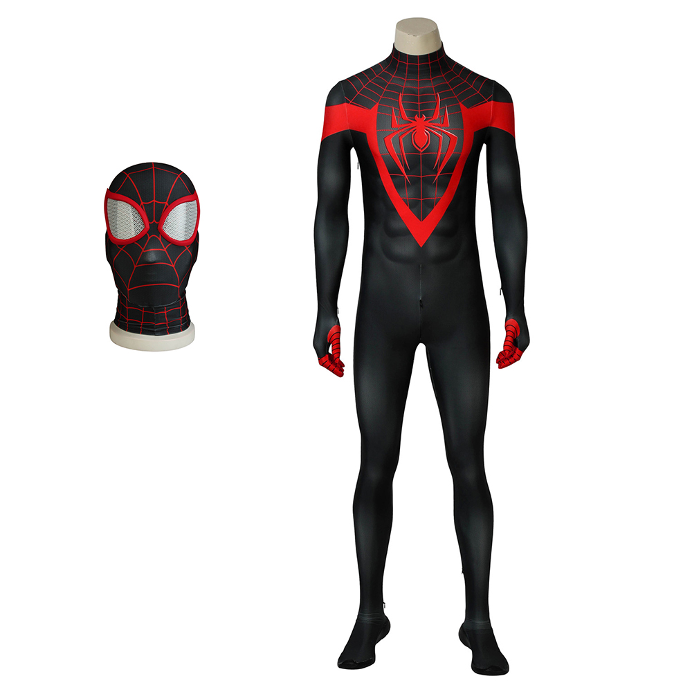 Movie Ultimate Spider-Man Miles Morales Cosplay Costume Halloween Costume Sets J4234