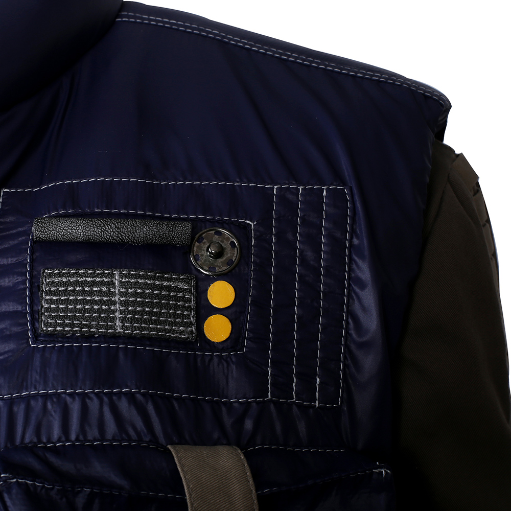  Movie Rogue One A Star Wars Story Cassian Andor Halloween Cosplay Costume Navy Blue Vest  M20170105