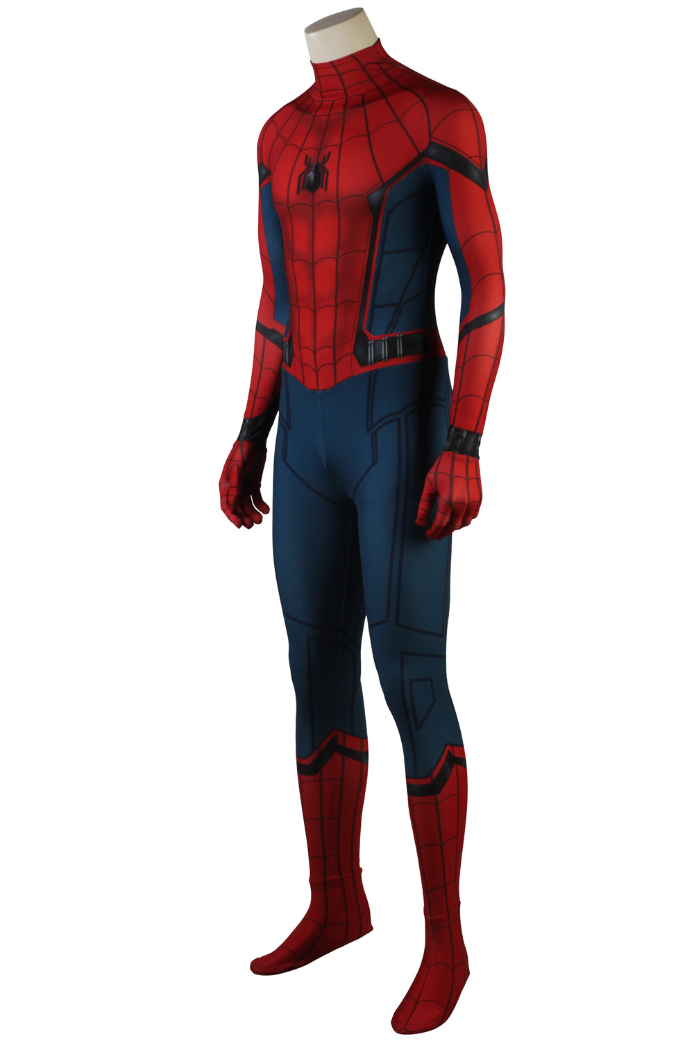 Marvel Movie Civil War Spiderman Costume 3D Shade Spandex Fullbody Halloween Cosplay Spider-man Superhero Costume For Adult/Kids