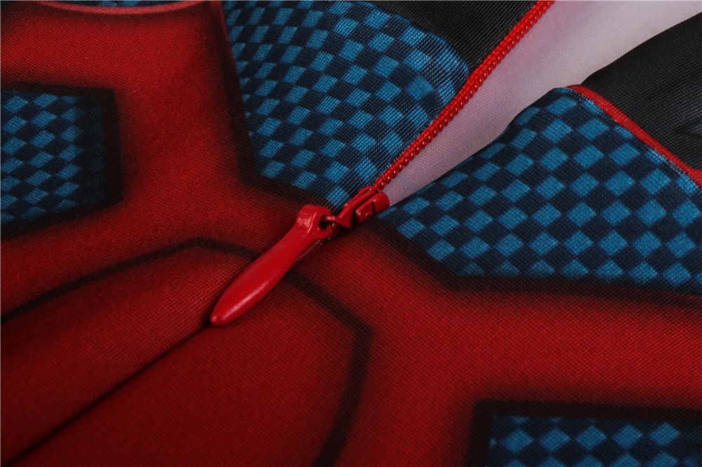 Marvel Movie Civil War Spiderman Costume 3D Shade Spandex Fullbody Halloween Cosplay Spider-man Superhero Costume For Adult/Kids