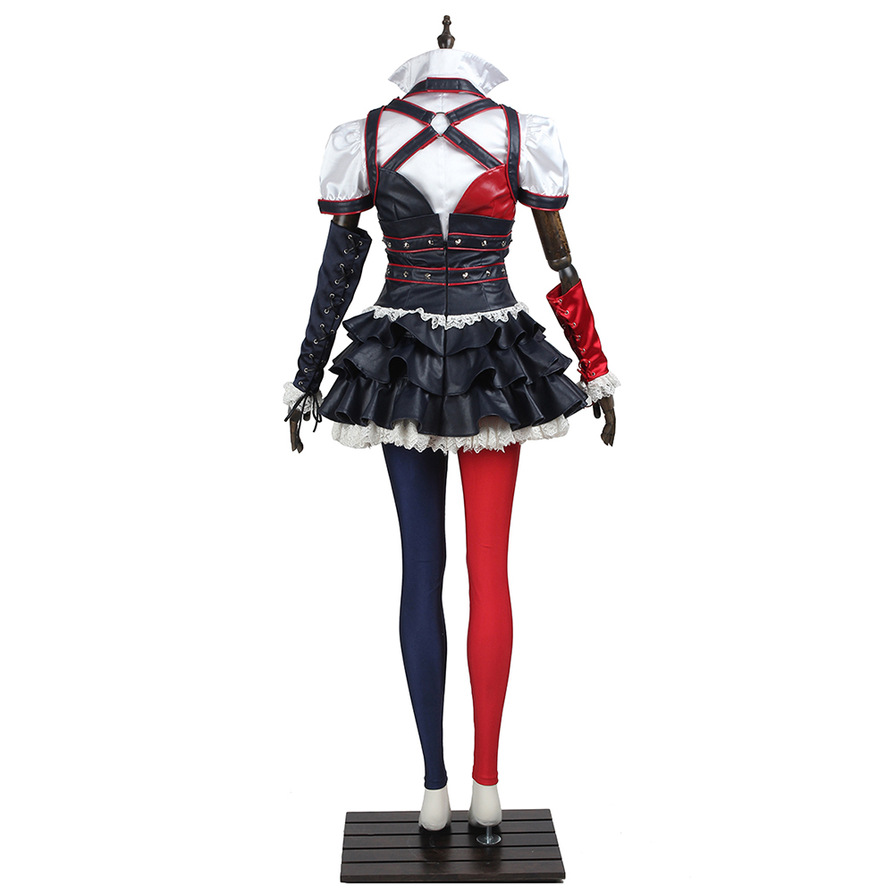 Batman Arkham Knight Harley Quinn Cosplay Costume Halloween Costume Sets DC Movie 3511