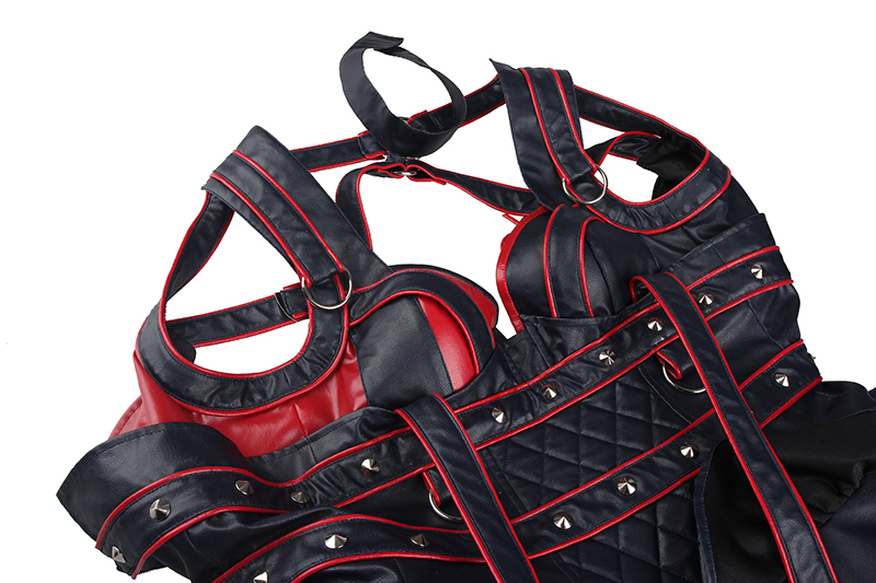 Batman Arkham Knight Harley Quinn Cosplay Costume Halloween Costume Sets DC Movie 3511