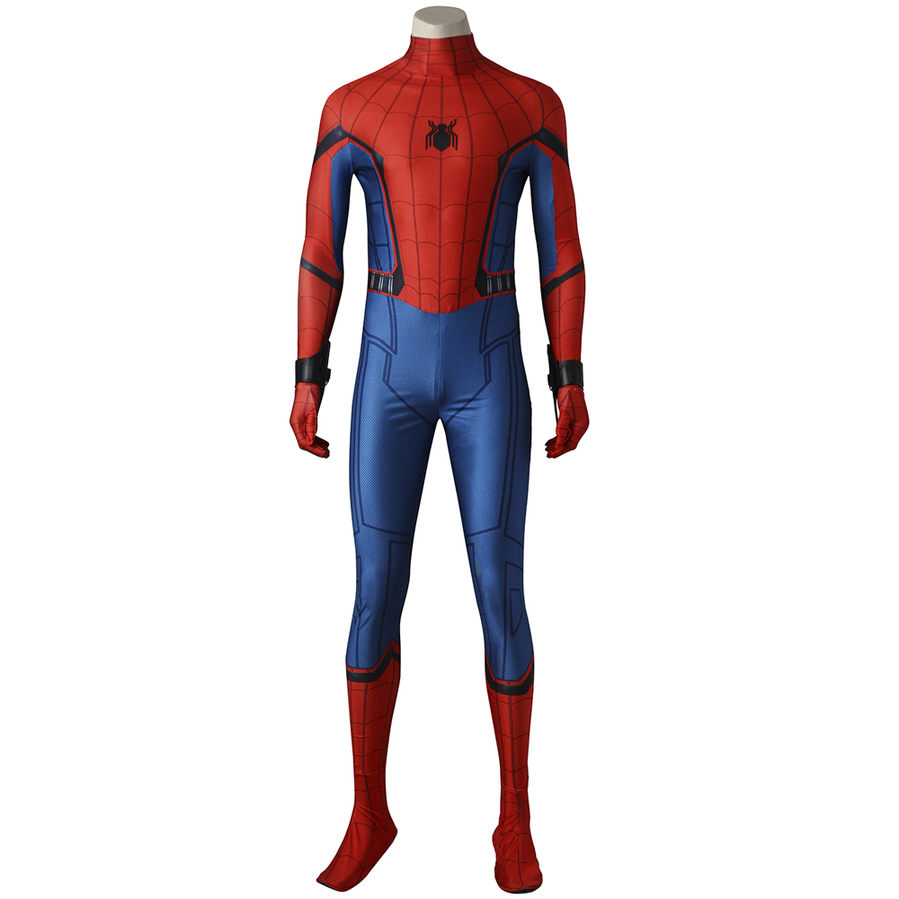 Civil War Spiderman Costume Cosplay Jumpsuit Spiderman Homecoming Bodysuit