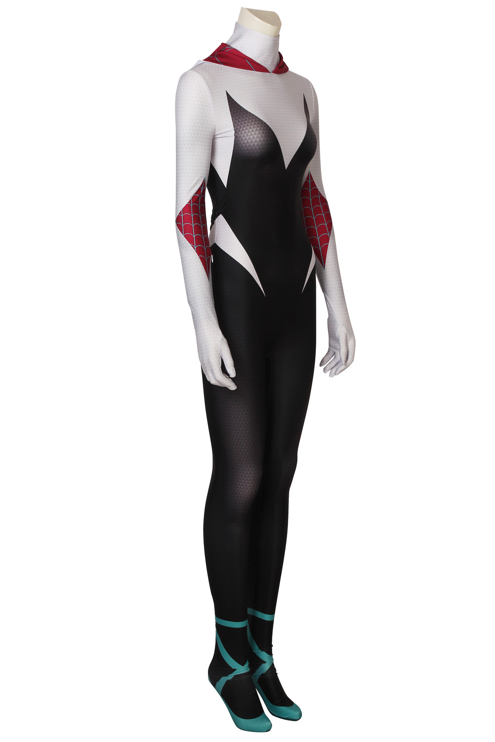 Movie Spider-Man: Into the Spider-Verse  Spider-Gwen Gwen Stacy Cosplay Costume Halloween Costume Sets J4189 J4189