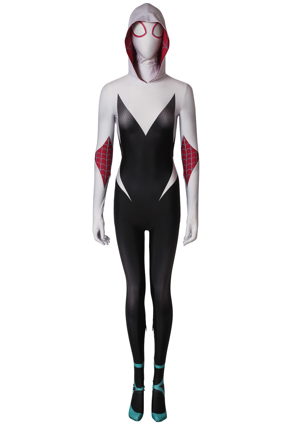 Movie Spider-Man: Into the Spider-Verse  Spider-Gwen Gwen Stacy Cosplay Costume Halloween Costume Sets J4189 J4189