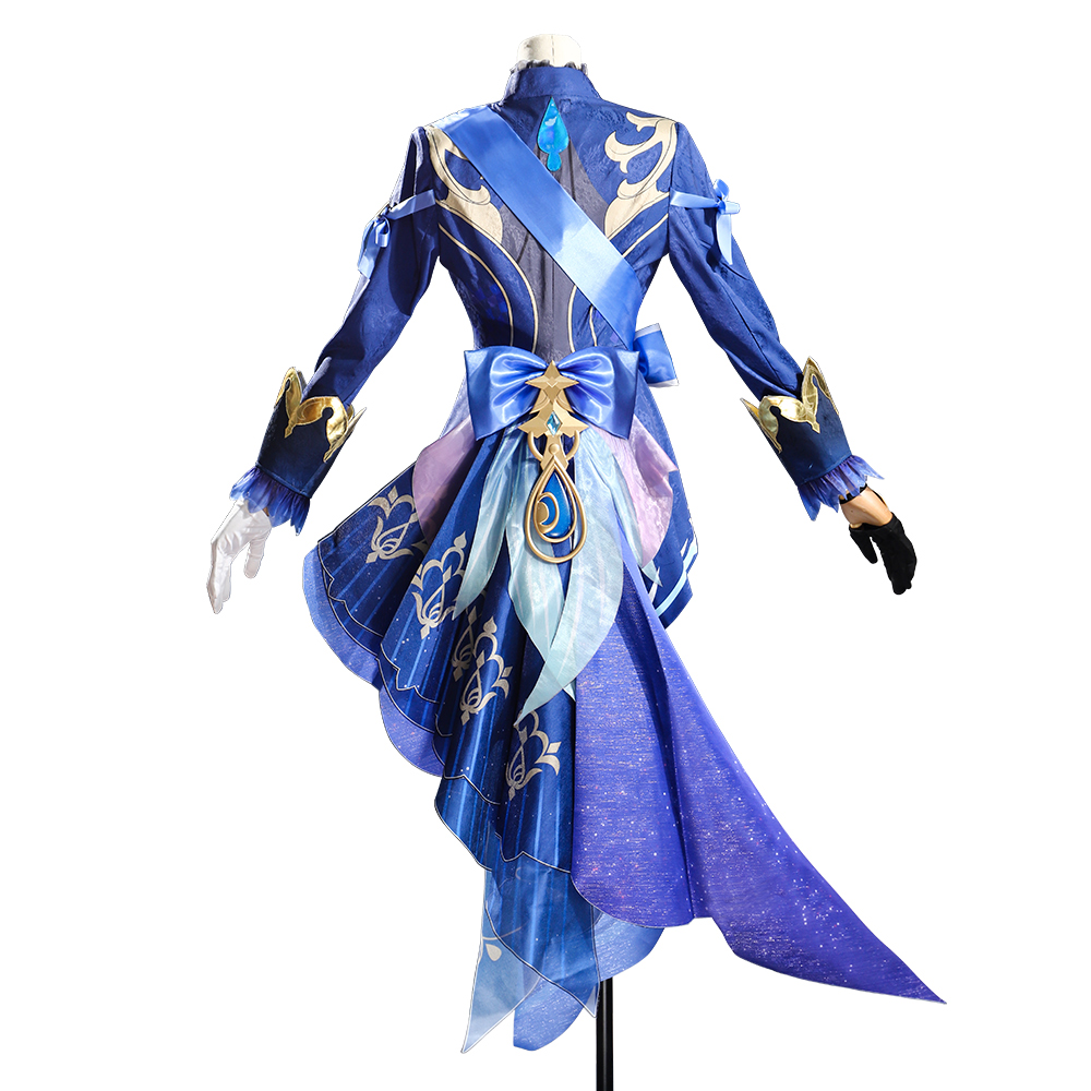 Genshin Impact Dark Furina Focalors Hydro Archon Fontaine Cospaly Costume