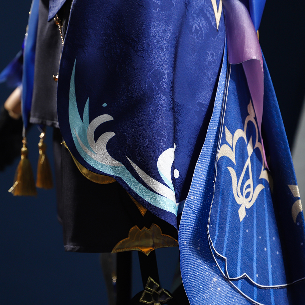 Genshin Impact Dark Furina Focalors Hydro Archon Fontaine Cospaly Costume