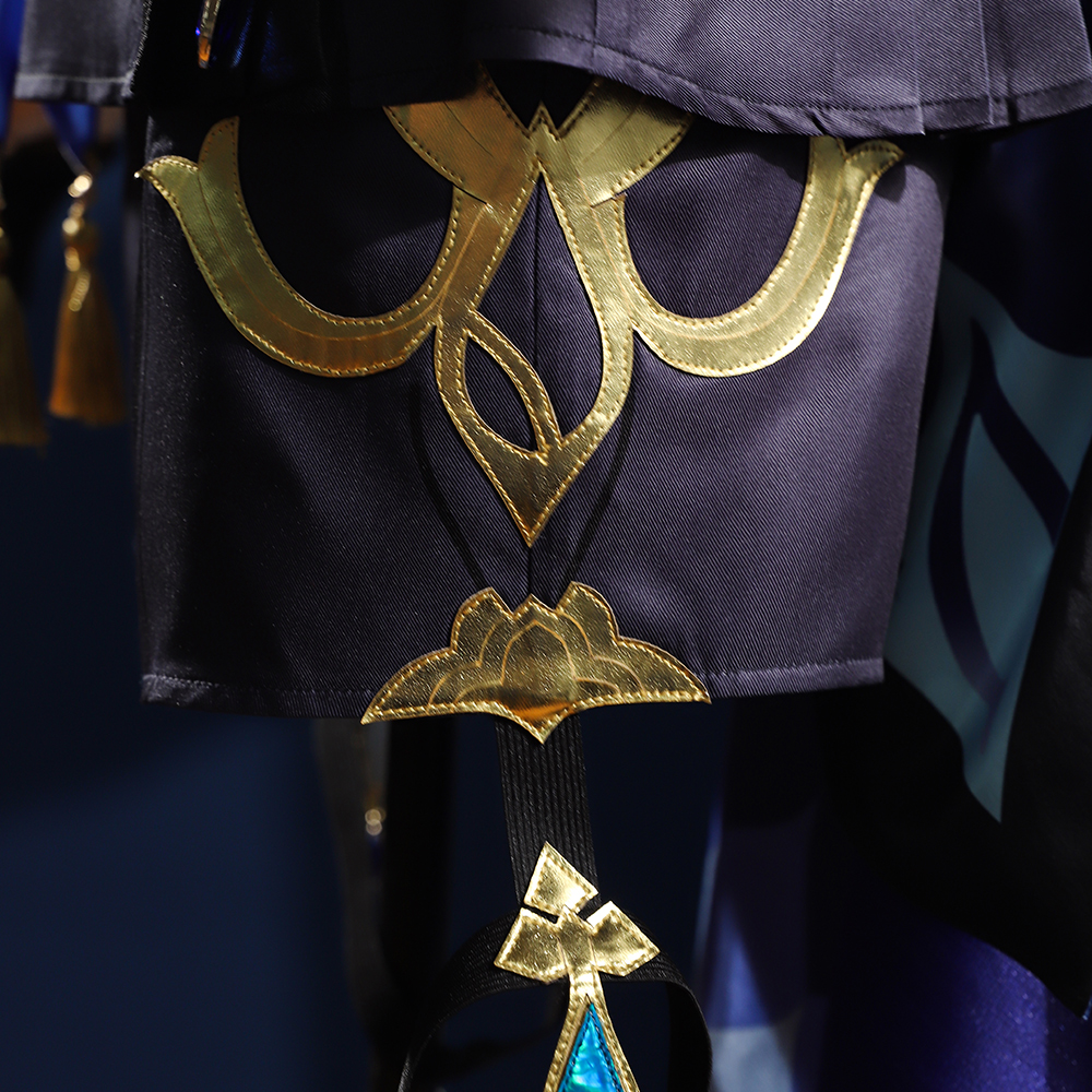Genshin Impact Dark Furina Focalors Hydro Archon Fontaine Cospaly Costume