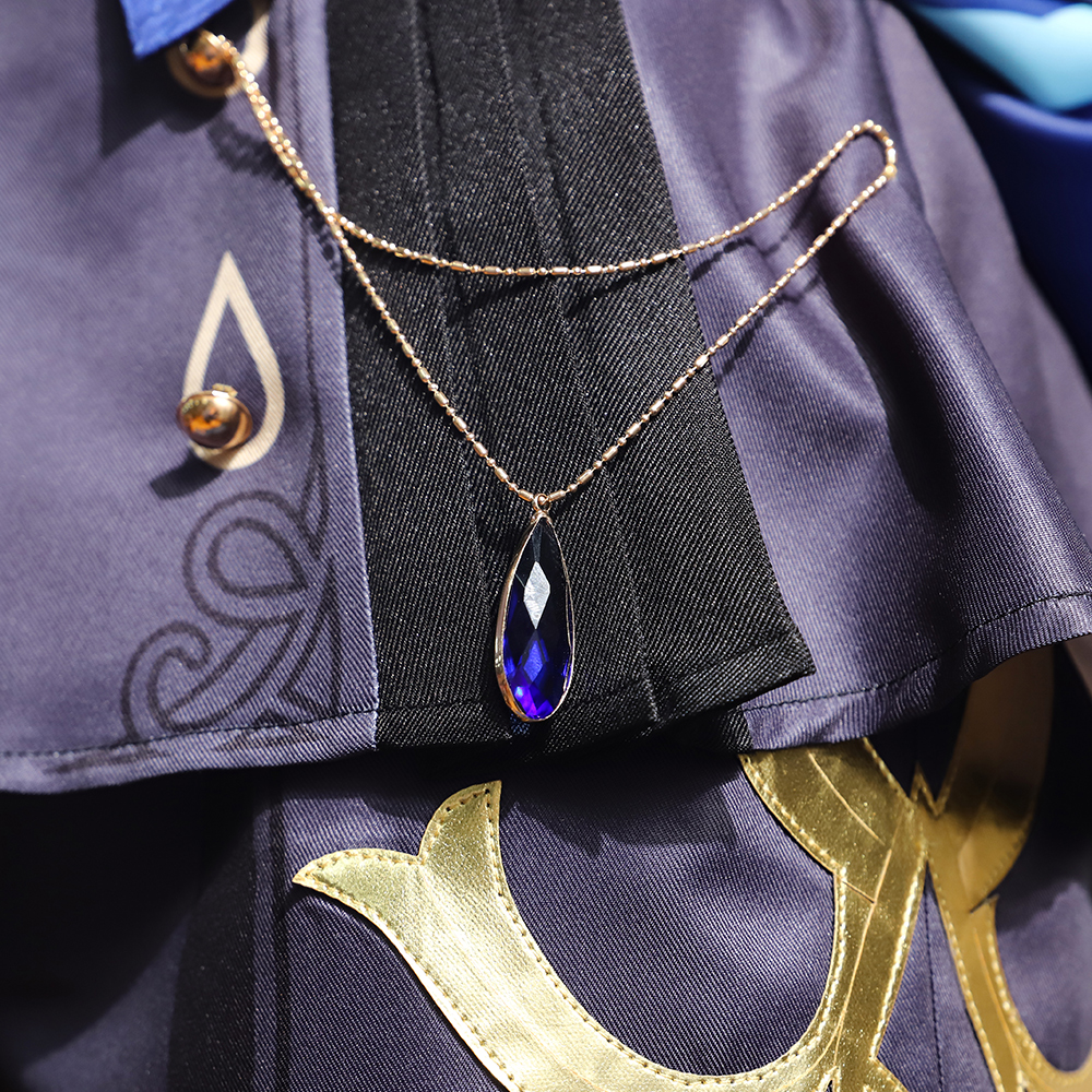 Genshin Impact Dark Furina Focalors Hydro Archon Fontaine Cospaly Costume