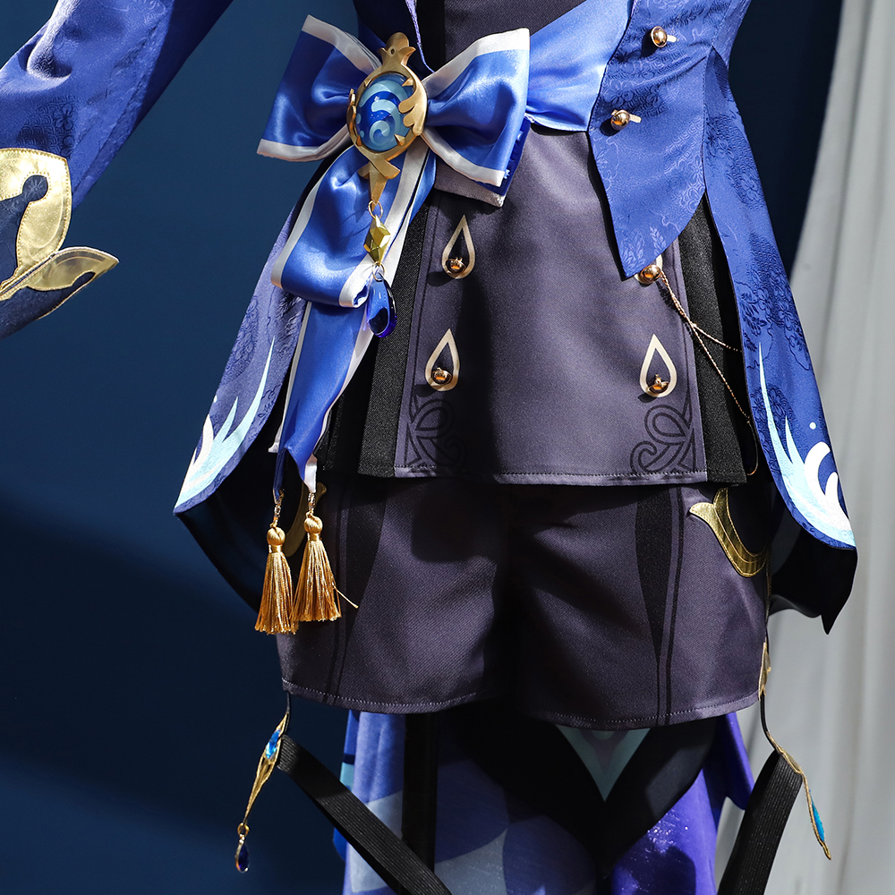 Genshin Impact Dark Furina Focalors Hydro Archon Fontaine Cospaly Costume