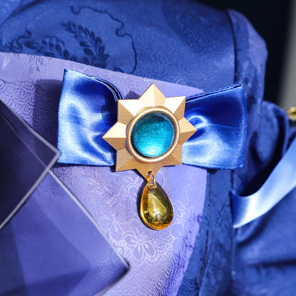 Genshin Impact Dark Furina Focalors Hydro Archon Fontaine Cospaly Costume