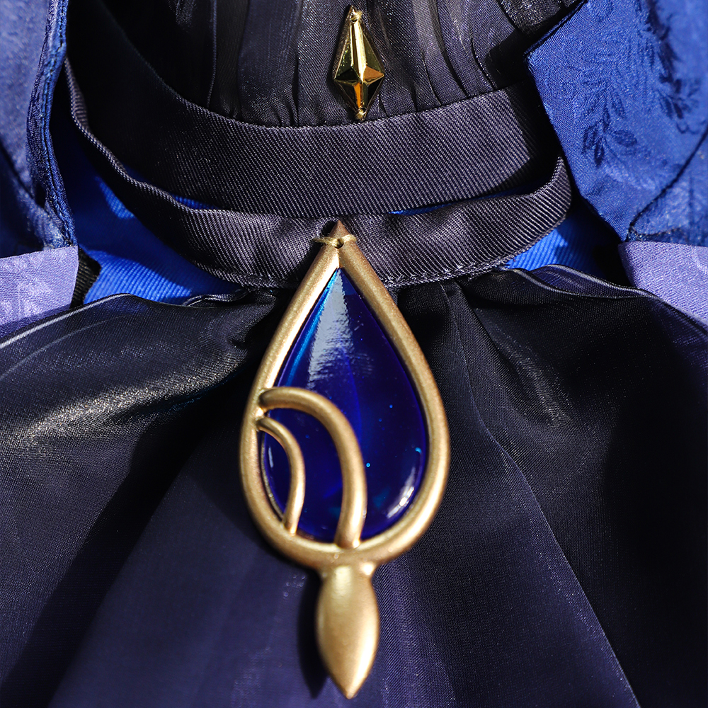 Genshin Impact Dark Furina Focalors Hydro Archon Fontaine Cospaly Costume