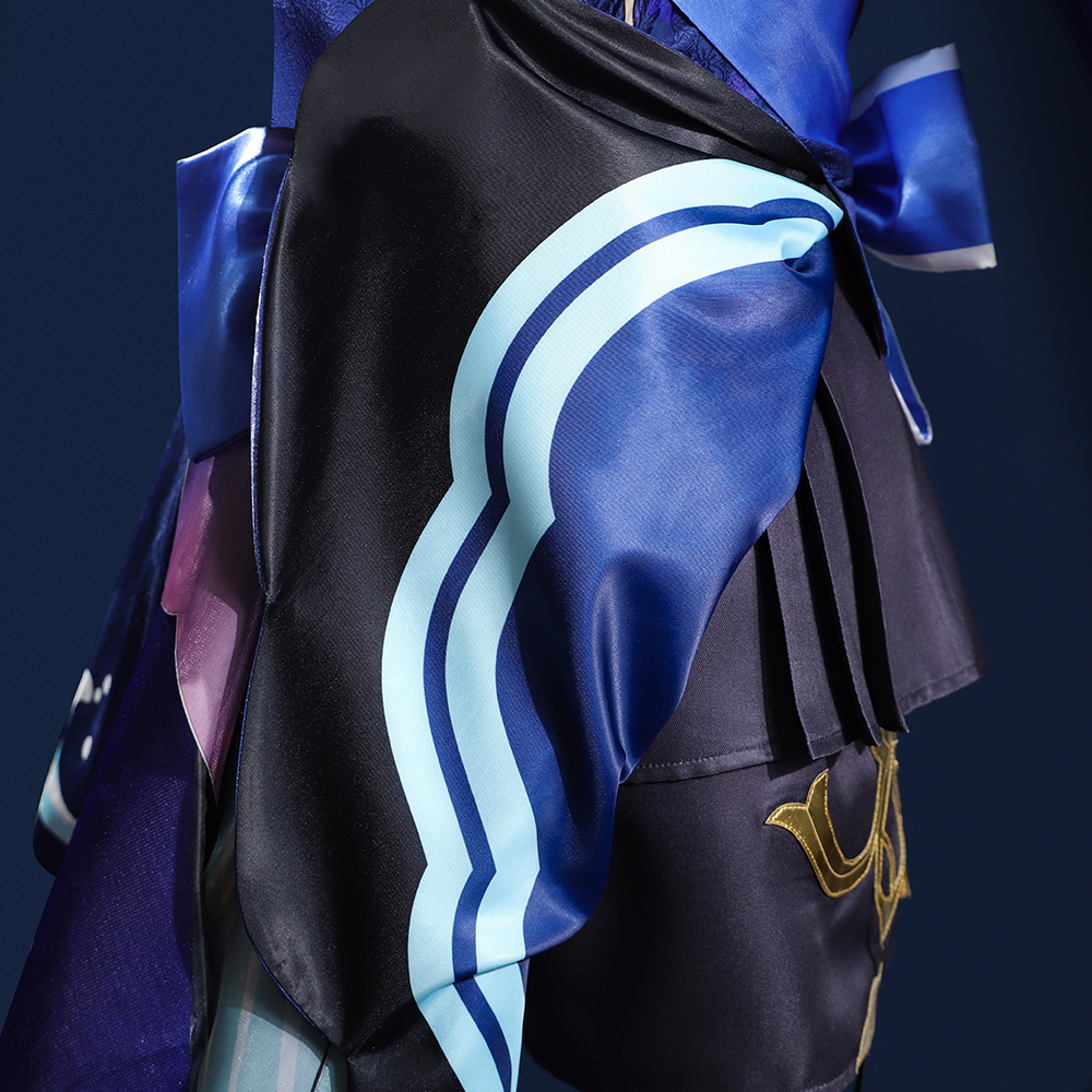 Genshin Impact Dark Furina Focalors Hydro Archon Fontaine Cospaly Costume