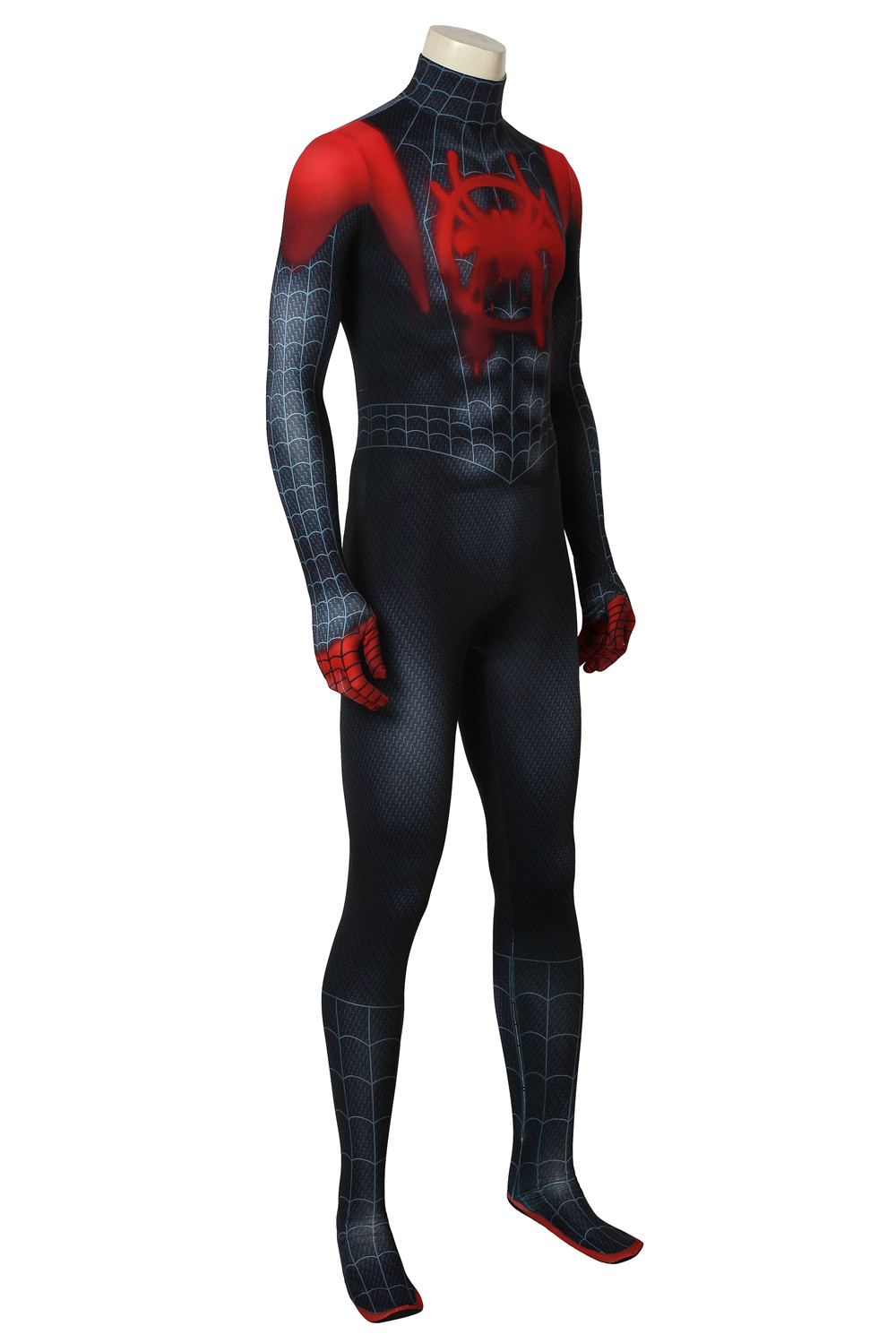 Movie Spider-Man: Into the Spider-Verse Miles Morales Cosplay Costume Halloween Costume Sets J4185