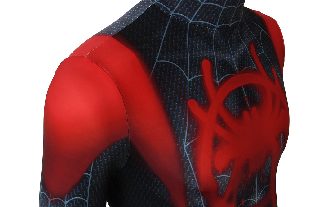 Movie Spider-Man: Into the Spider-Verse Miles Morales Cosplay Costume Halloween Costume Sets J4185
