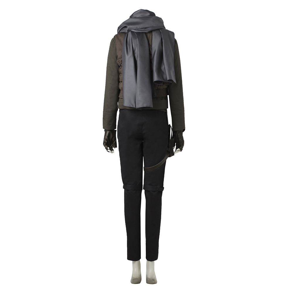 Movie Rogue One A Star Wars Story Jyn Erso Cosplay Costume