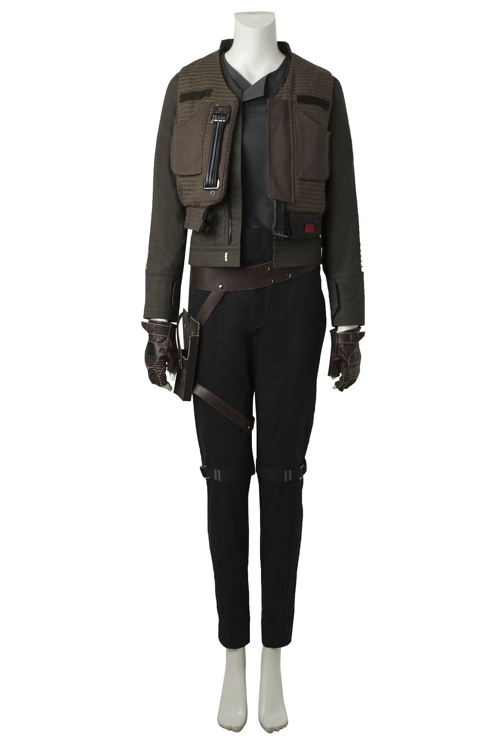 Movie Rogue One A Star Wars Story Jyn Erso Cosplay Costume