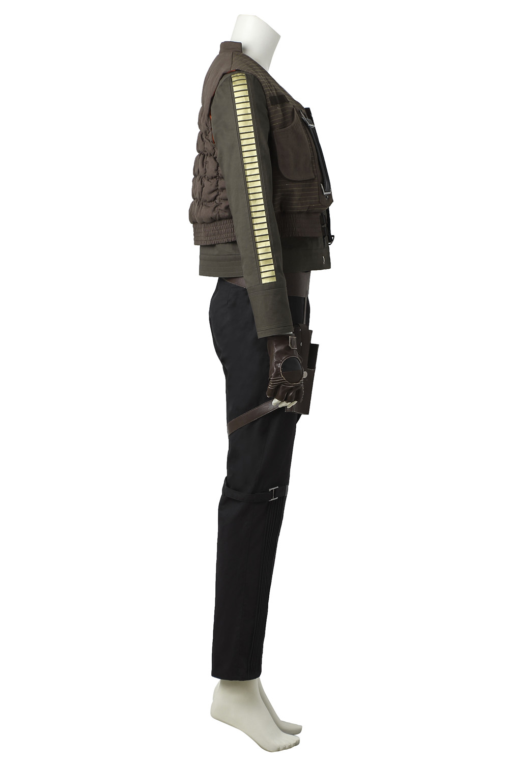 Movie Rogue One A Star Wars Story Jyn Erso Cosplay Costume