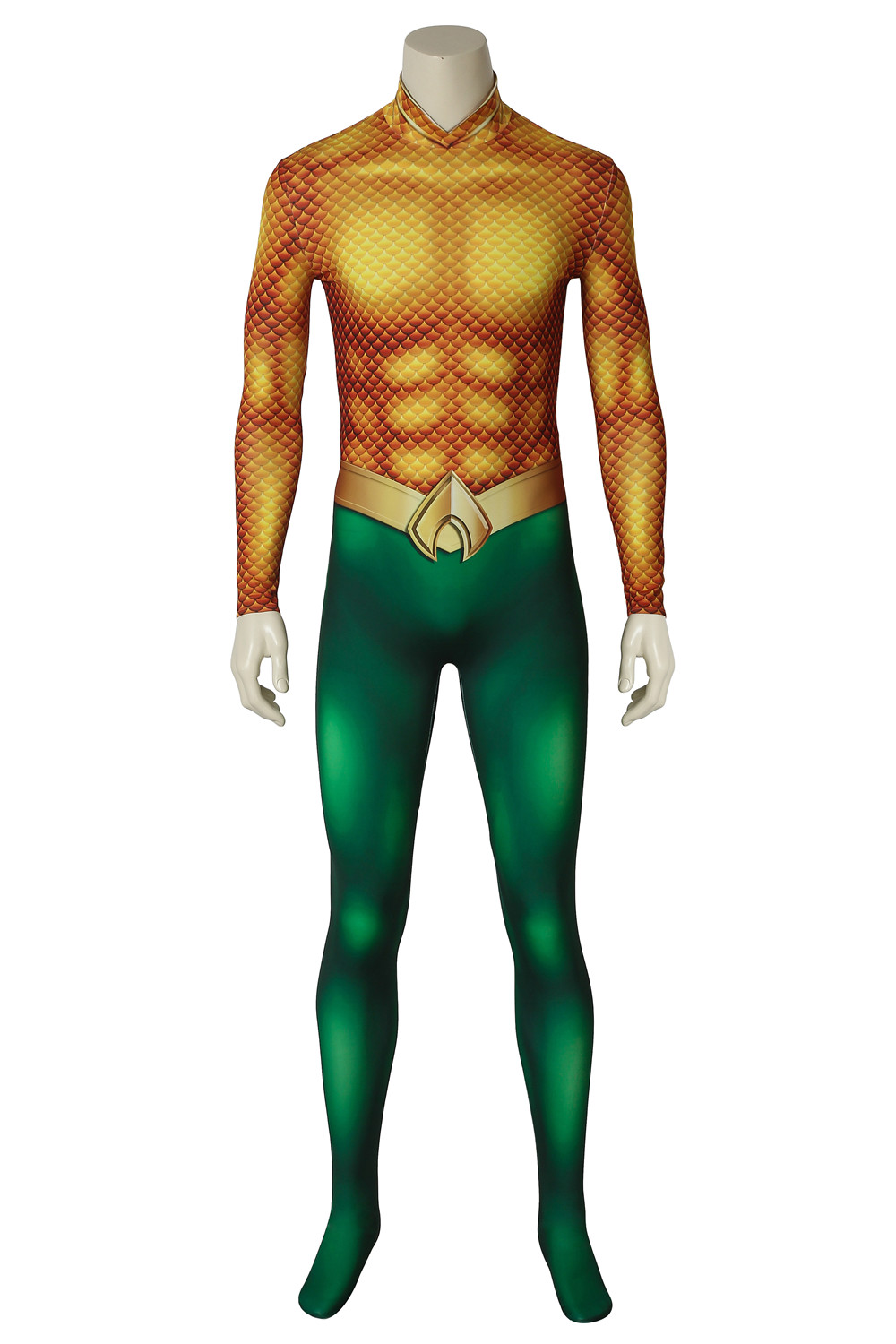 DC Movie Aquaman Arthur Curry and The Lost Kingdom Cosplay Costume Jumpsuit Halloween Outfits Trident  J4241