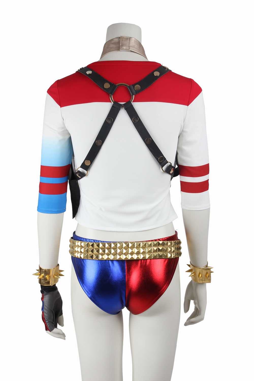 Suicide Squad Harley Cosplay Costume Quinn Monster T Shirt Coat Jacket Halloween Outfit Custom Made Movie 3391